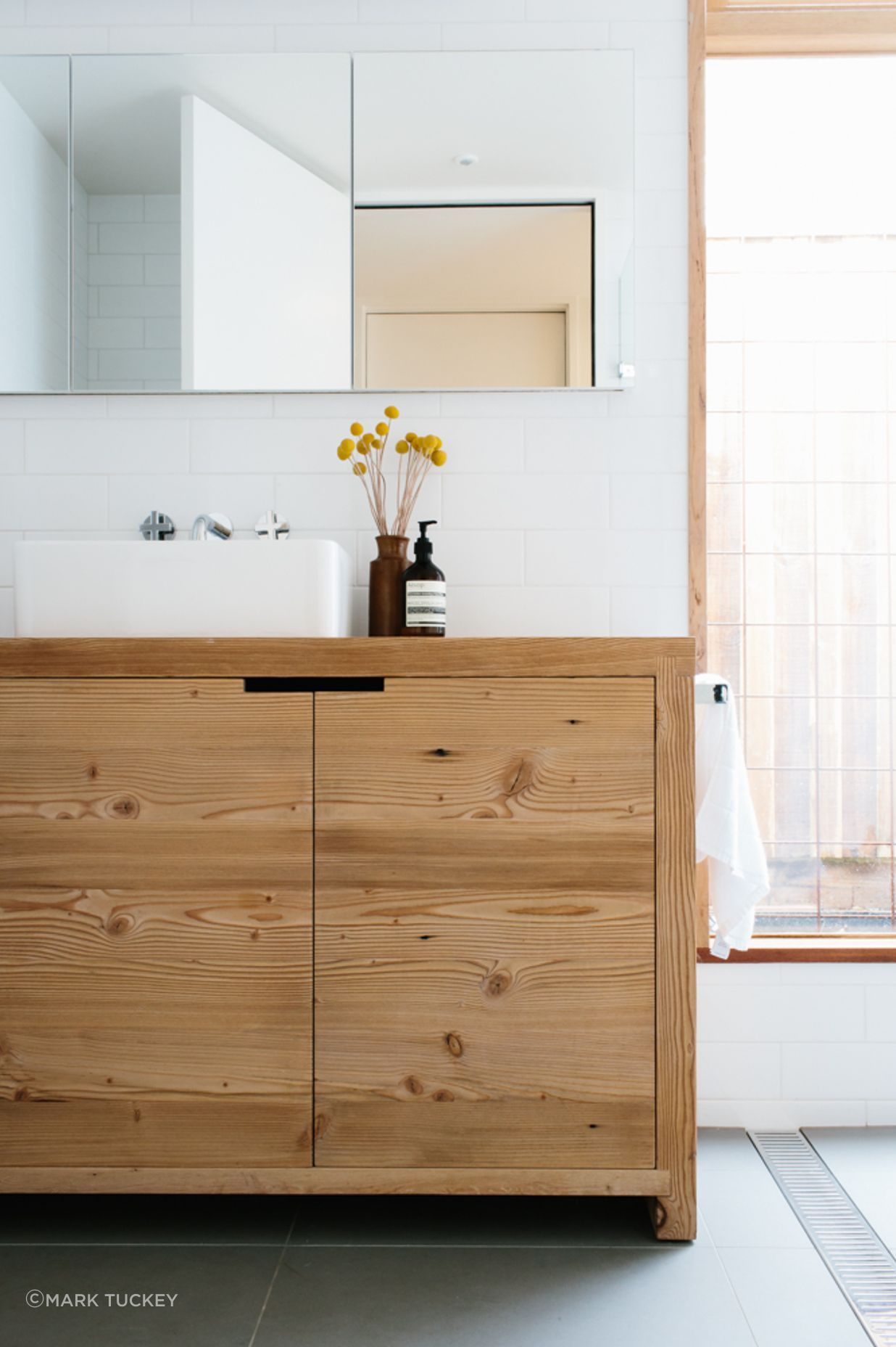 Mardi Bathroom Cabinet with two doors from Mark Tuckey