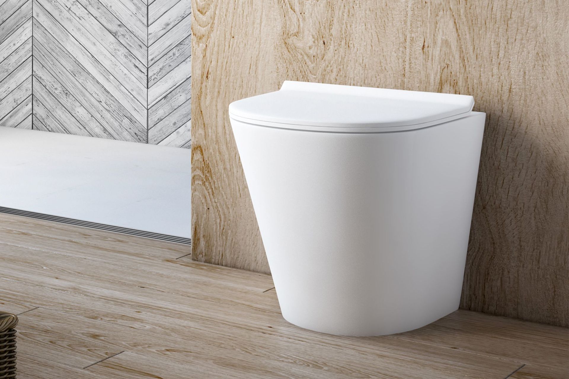 Rimless toilets are simple in their design and easy to clean. Featured product: The Manhattan Rimless Wall Faced Toilet.