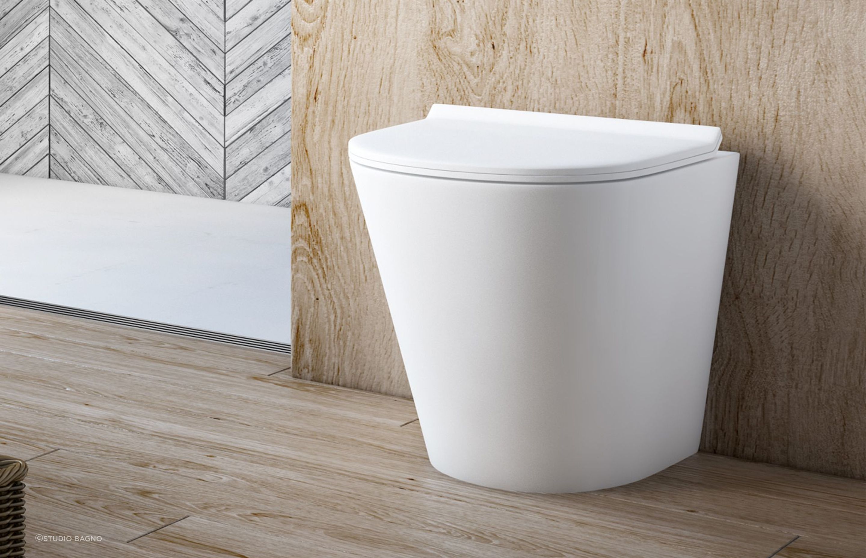 Rimless toilets are simple in their design and easy to clean. Featured product: The Manhattan Rimless Wall Faced Toilet.