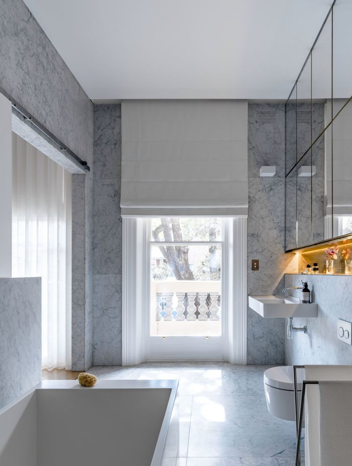 Plush floor tiles add a modern touch to any bathroom.