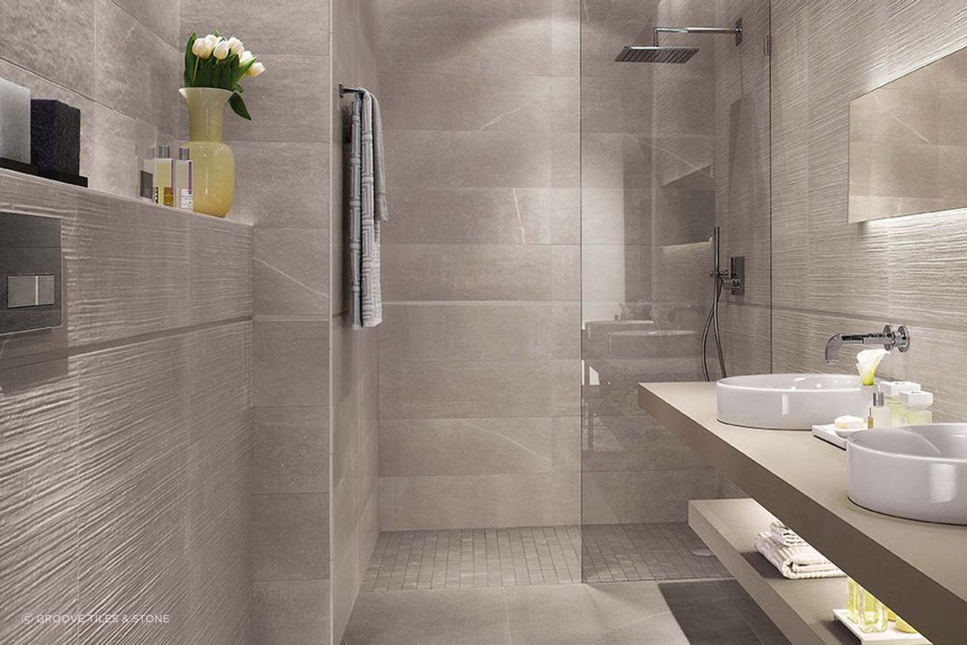 Maku Floor and Wall Tiles from Groove Tiles &amp; Stone