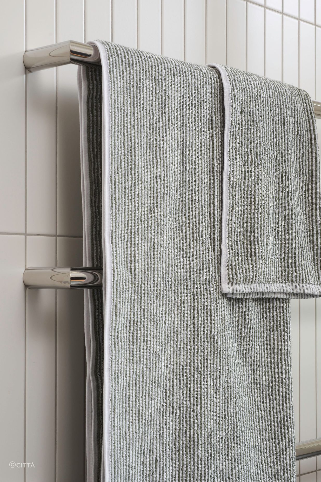 Stripe Organic Cotton Bath Towel from Città