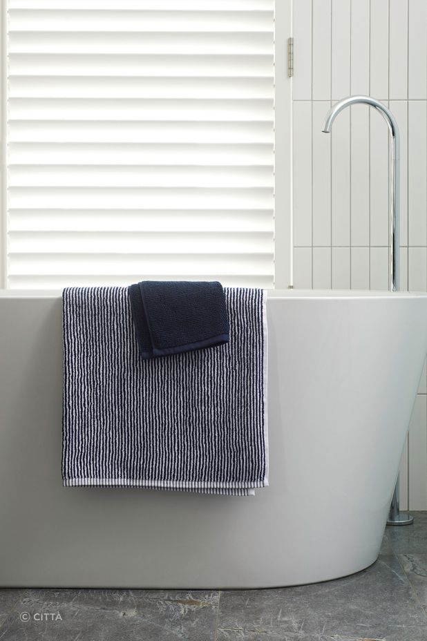 Stripe Organic Cotton Bath Towel from Città