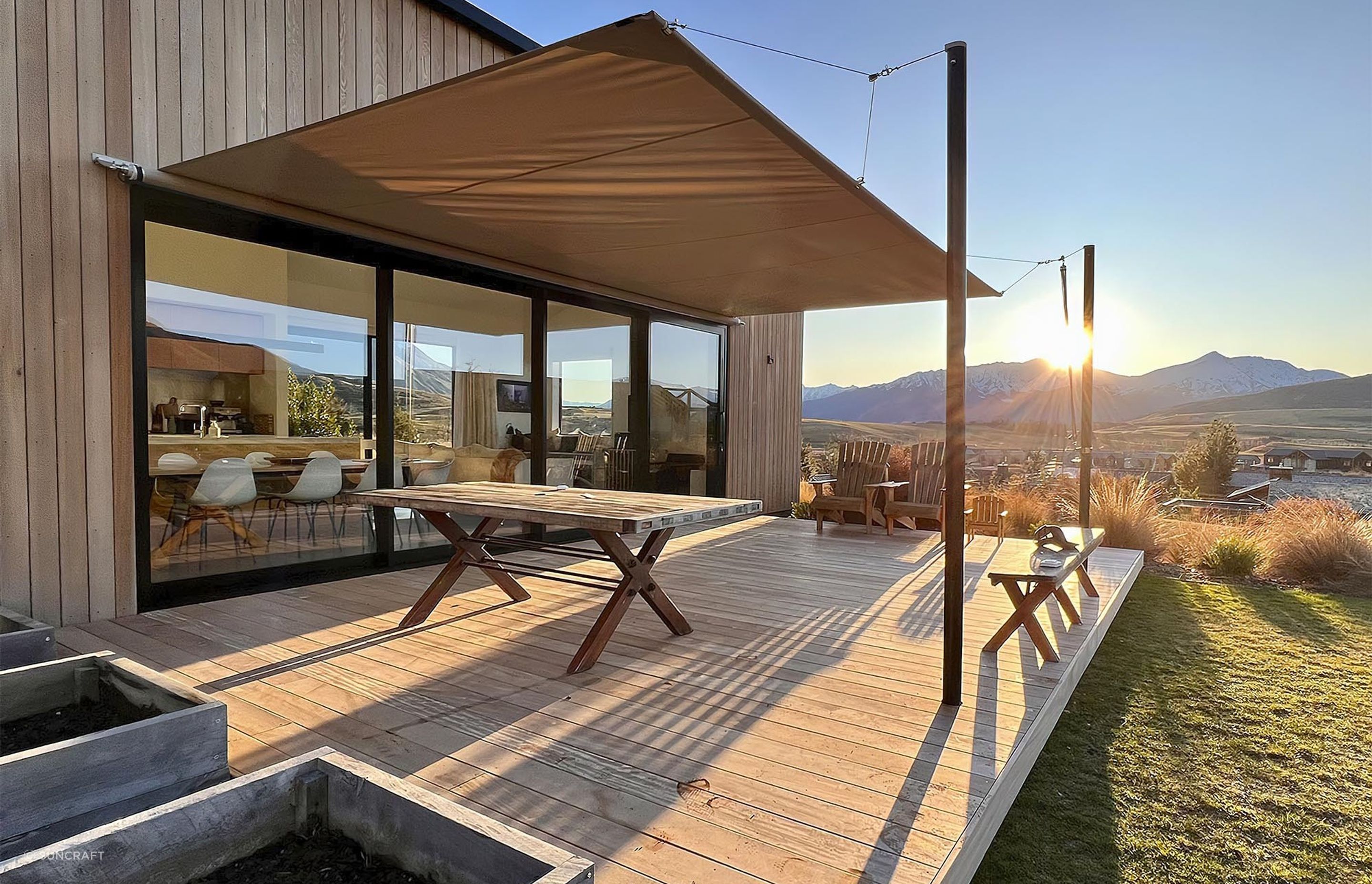 Options like the Soliday CS Motorised Shade System can instantly add value to a home.