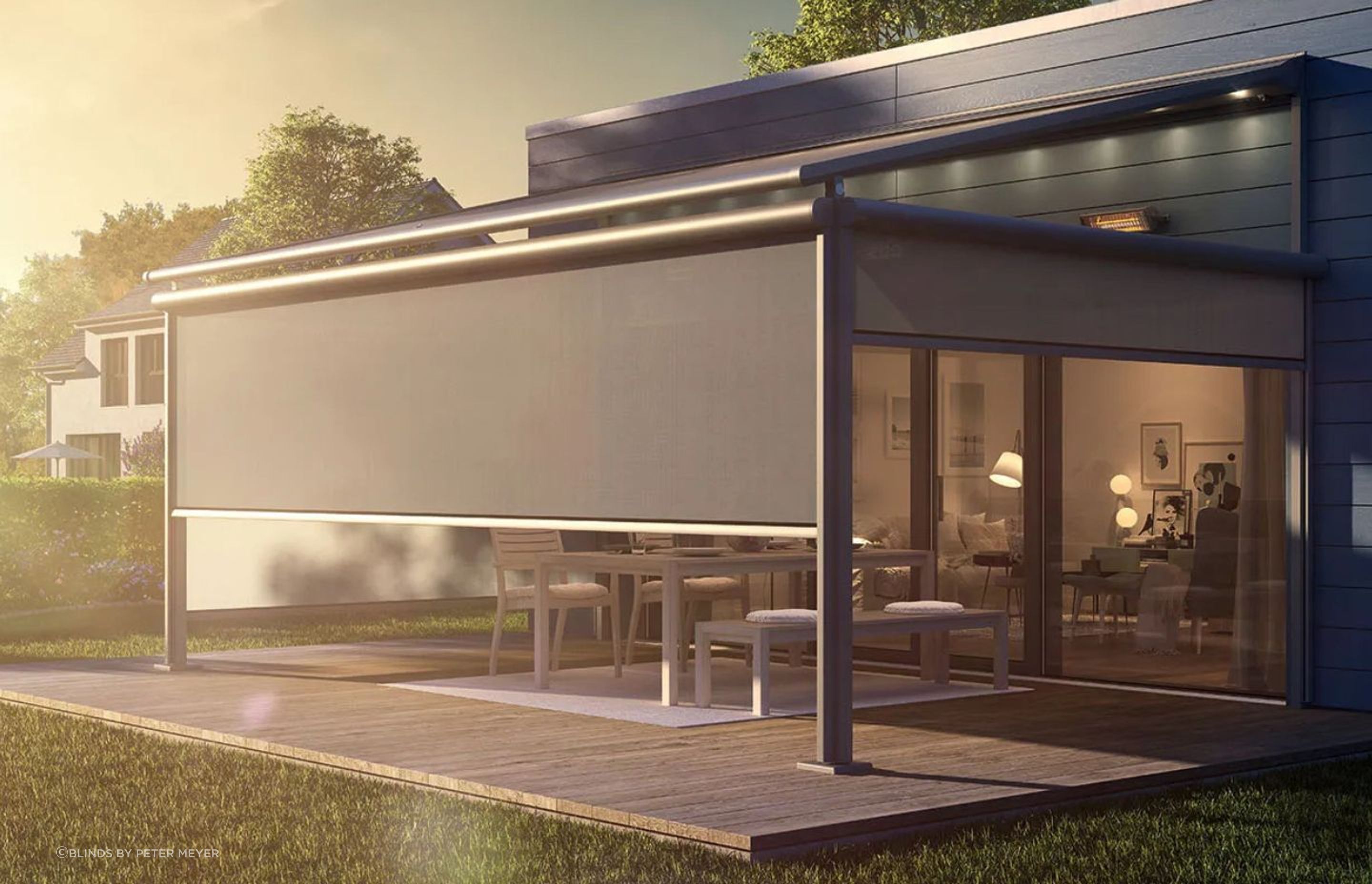 Awnings help maintain a cooler and more comfortable environment within your home.