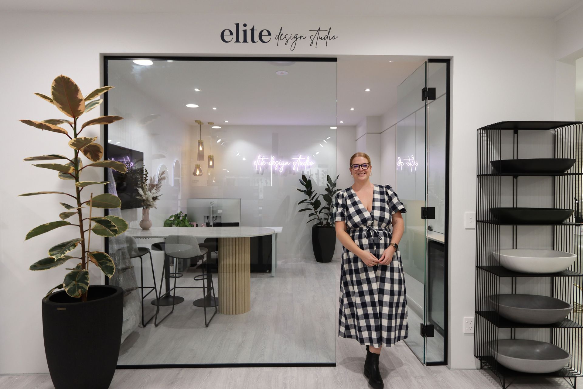 Hannah Brown and her new design studio. Designers and homeowners can reintroduce colour with fixtures, tiles, decor and more.