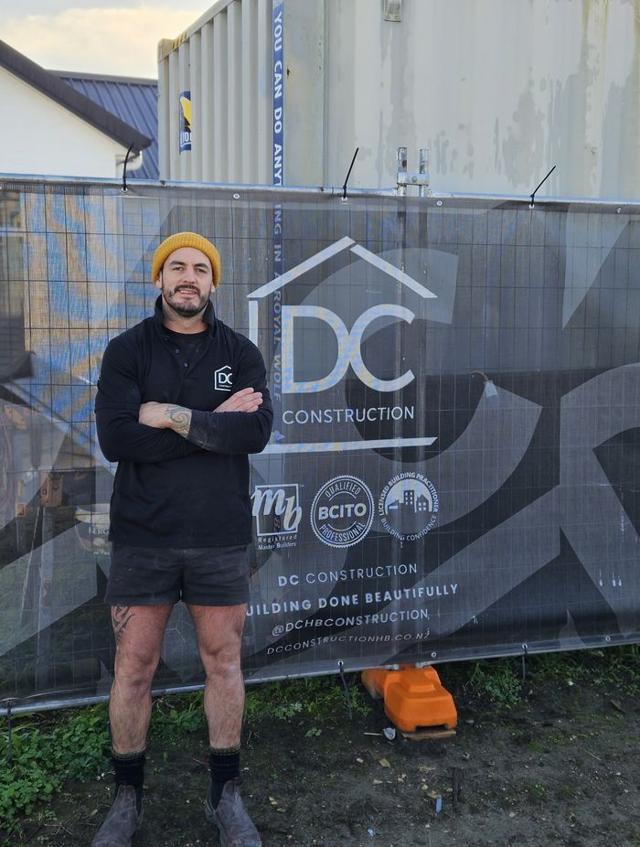 Dylan and the team recently completed his own 400sqm home in Taradale.