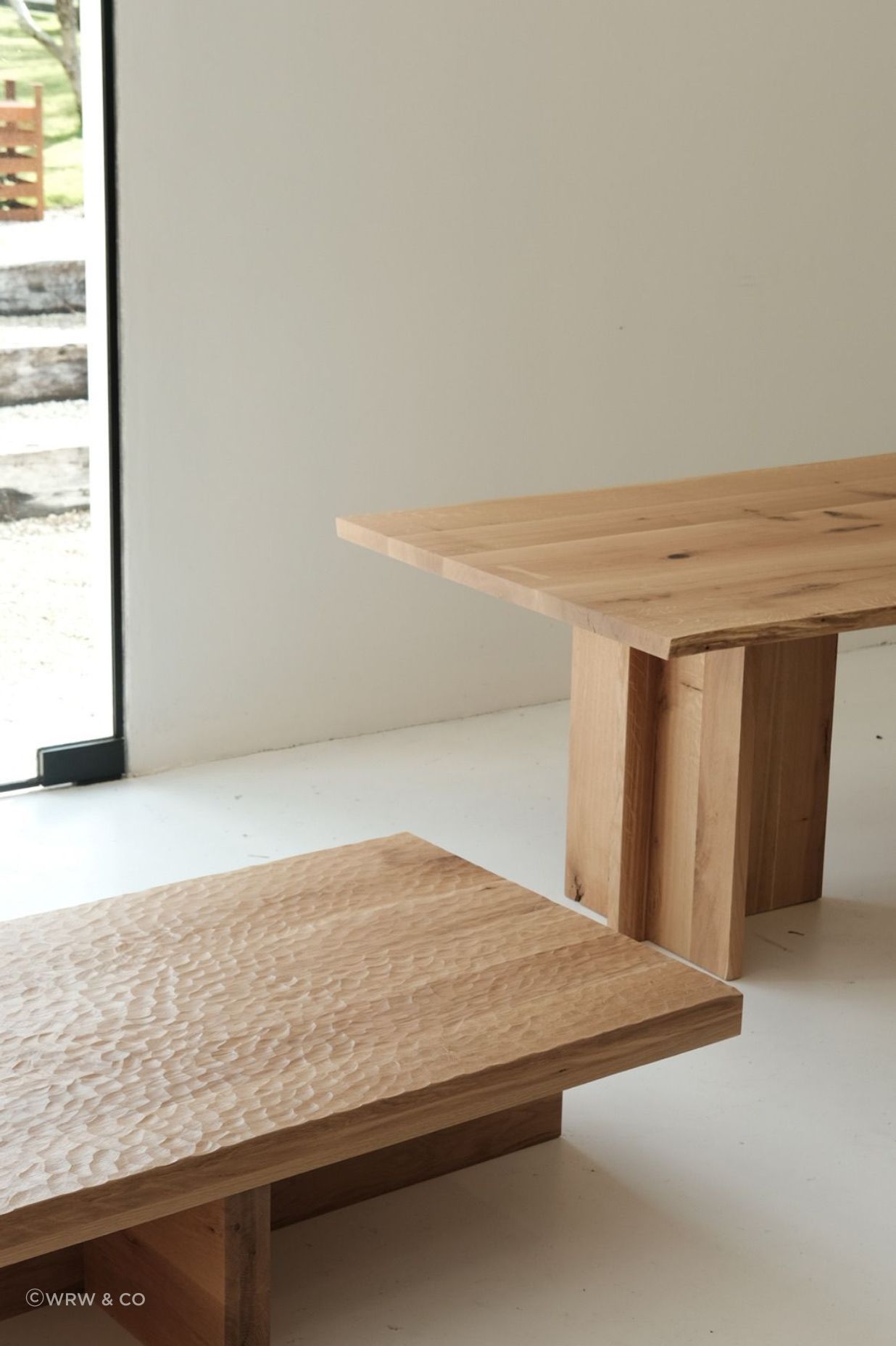 Worsp prefers to keep his designs paired back, going with the flow of the timber.