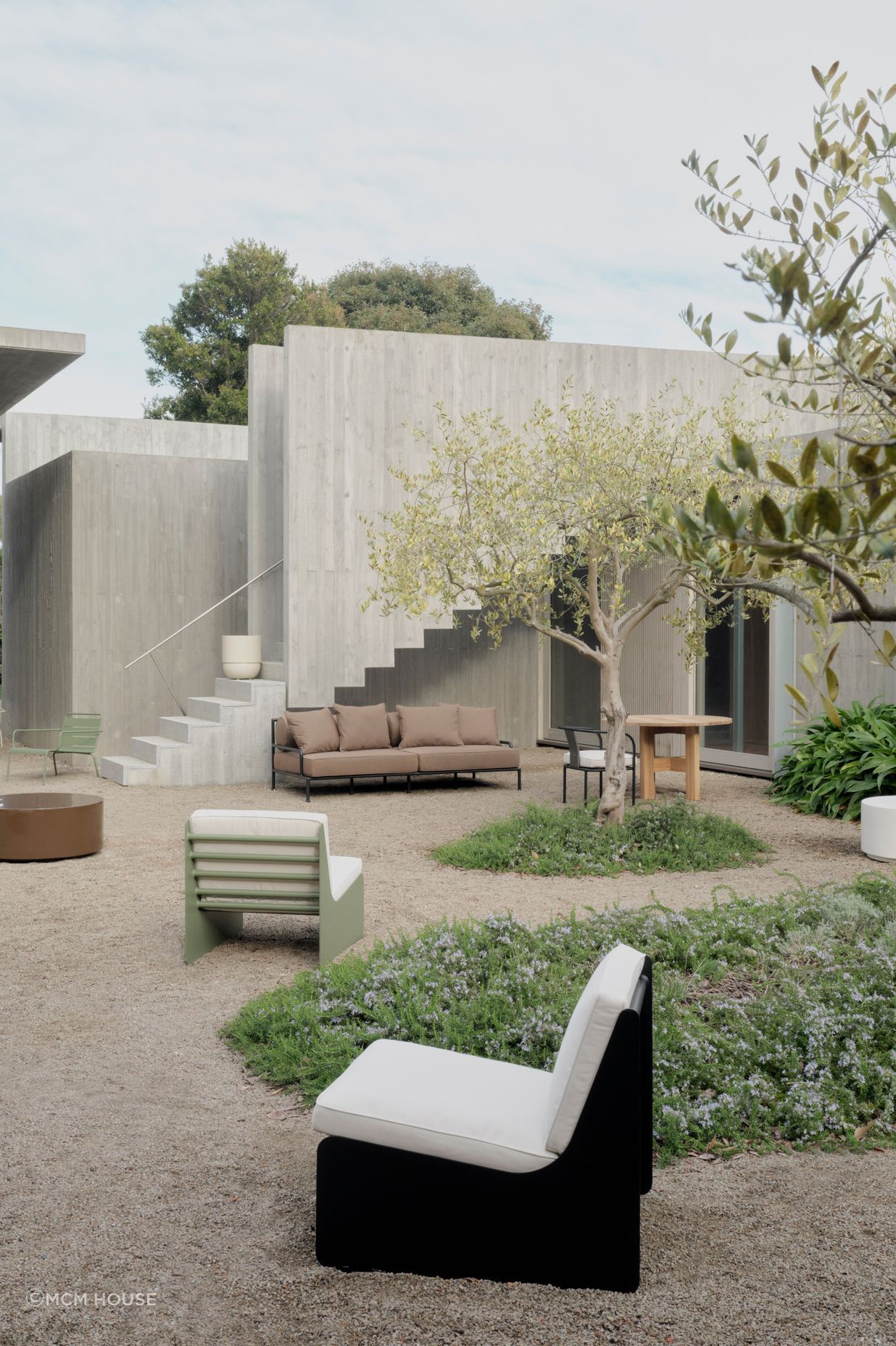 The collection focuses on simple structural forms with a variety of iterations across each piece.