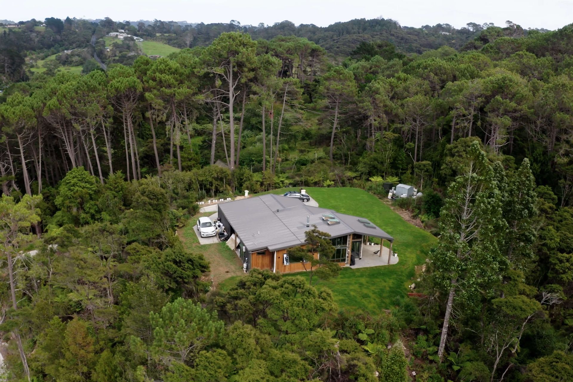 In Parklands Avenue, the home's only access is via a steep driveway.