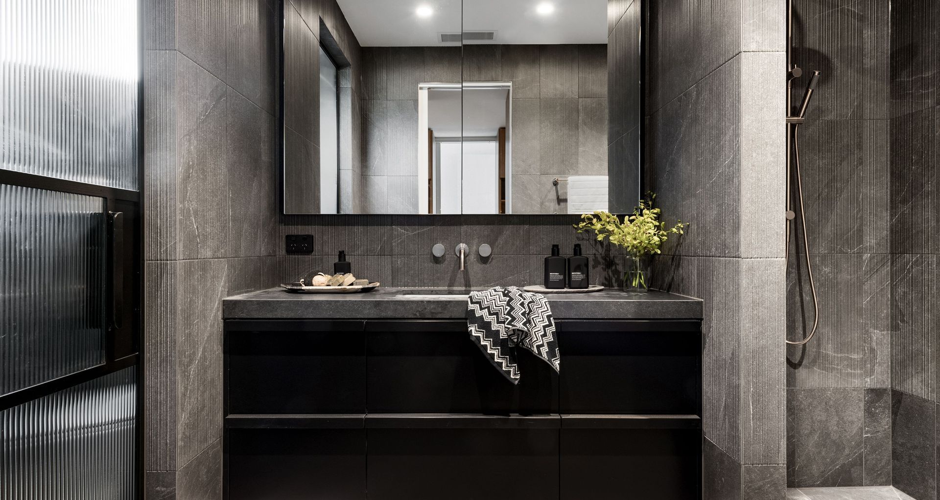 Glanfield Street by Vision Design Studio, featuring Perini Tiles. Photography by Joel Noon.