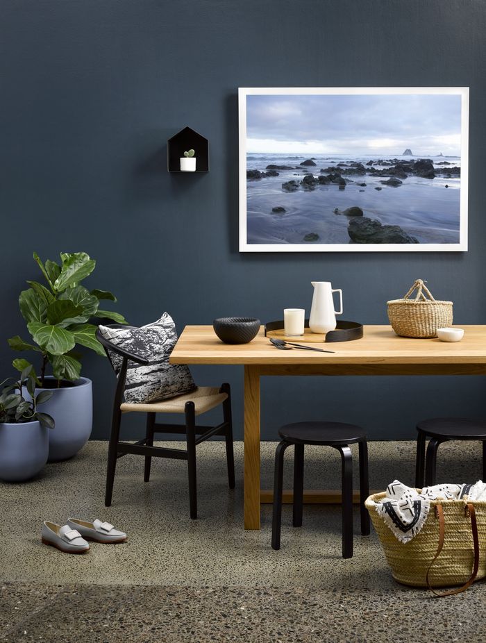 Dining space elevated with Resene Coast