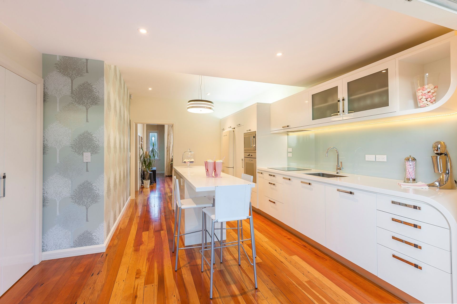 This Art Deco renovation in Mount Eden is wonderfully designed and furnished with some inclusions like light fittings and appliances that personify the era. | Photography: Kallan MacLeod