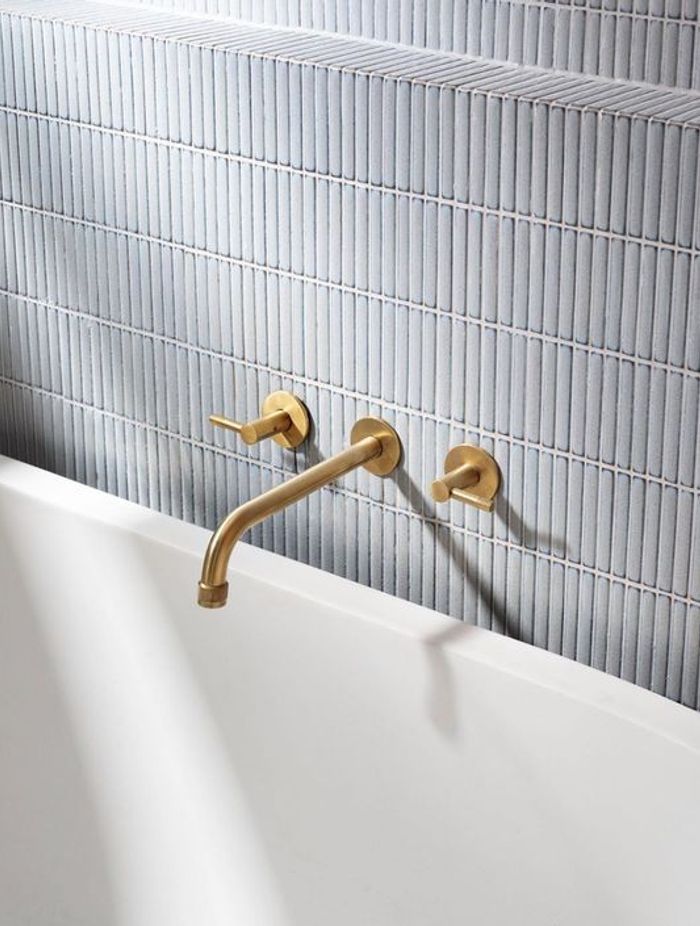 Mosaic finger tiles exude a Japandi design aesthetic – a celebration of clean lines and organic textures.