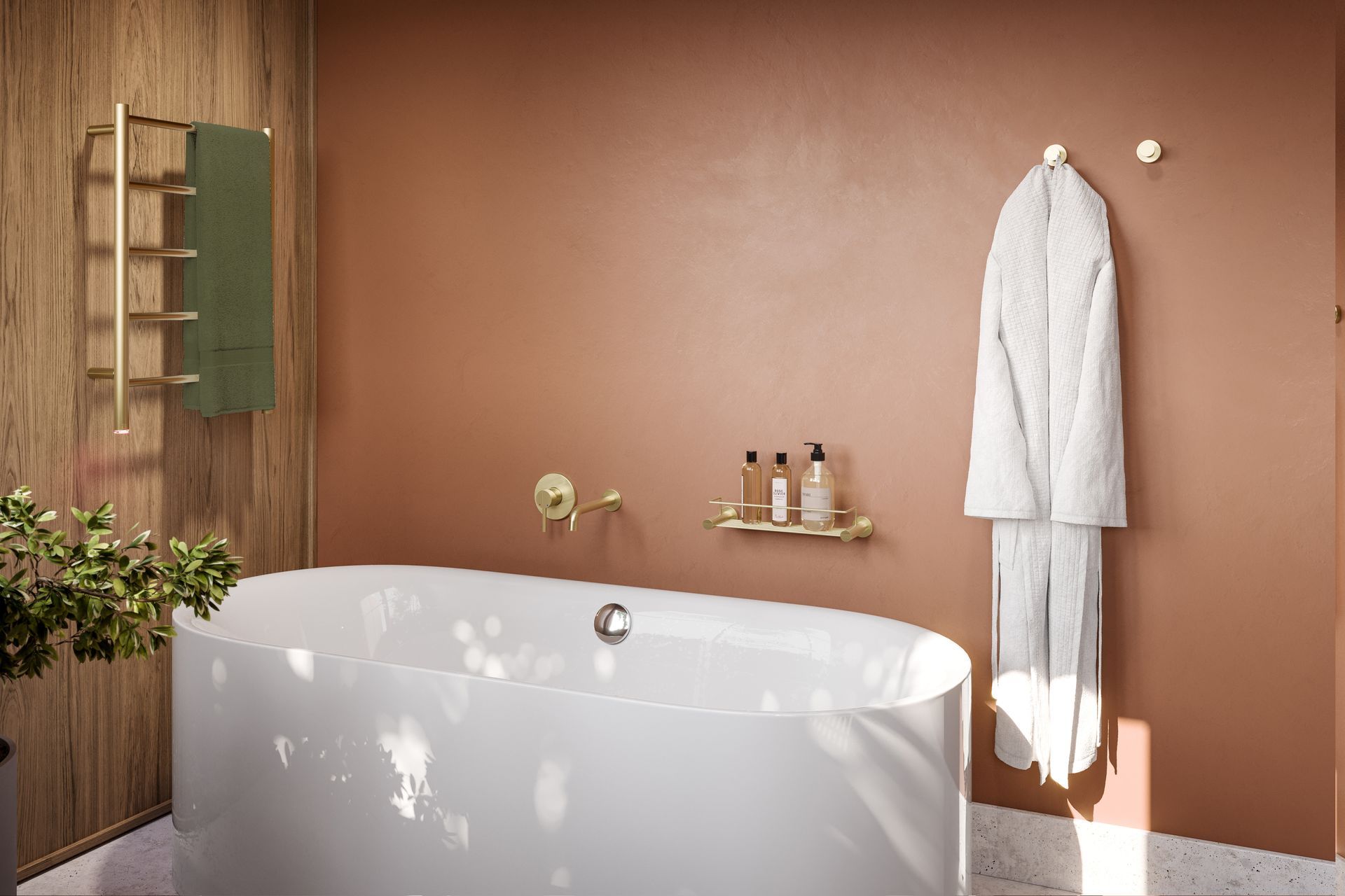 NATURAL 5 Bar 500mm Straight Heated Towel Rail with PTSelect Switch
By Bathroom Butler