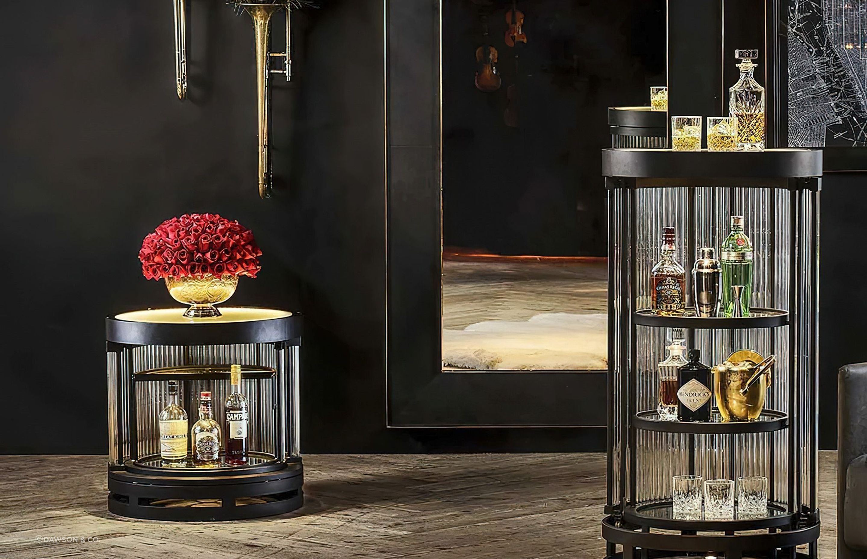 The Bio Hazard Bar Cabinet is a great choice to help you display prized glassware and beverages.