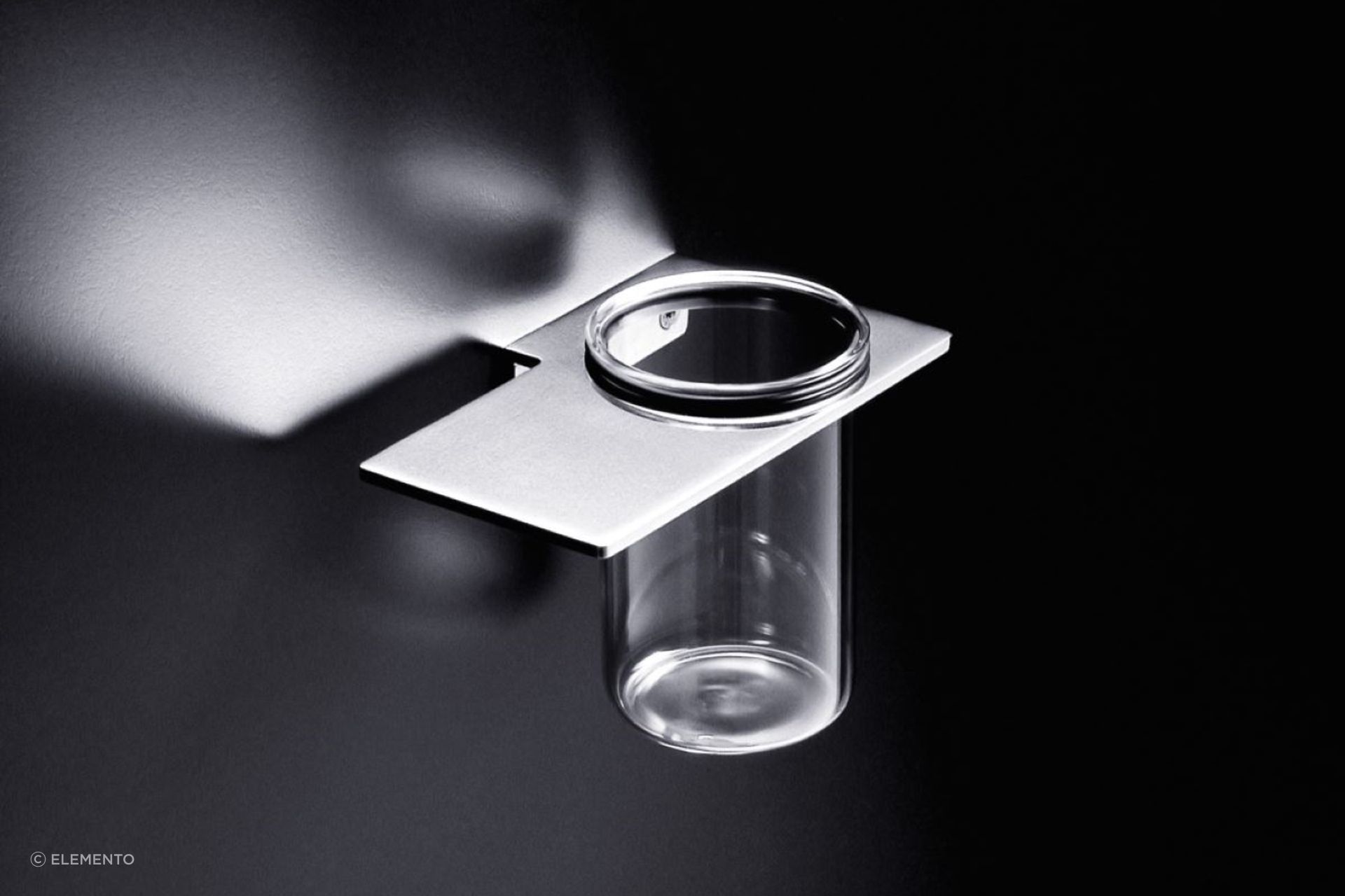 The wall-mounted Blade Toothbrush Holder is the perfect choice for a contemporary styled home.