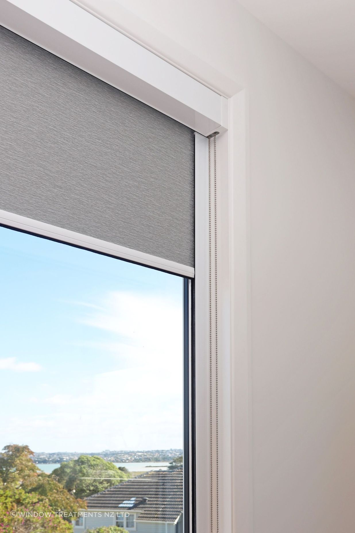 Blocco Roller Blinds have side channels fitted to the window frame for great light control.