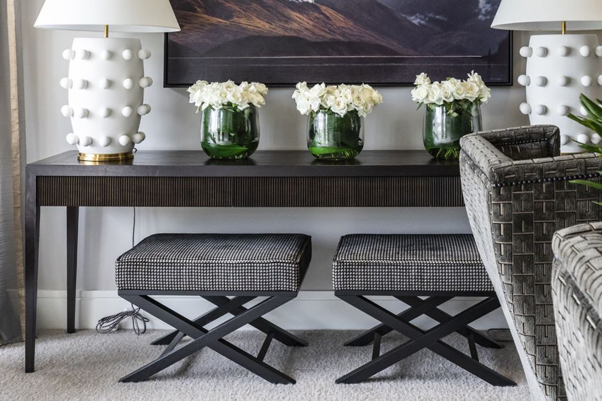 Trenzseater consoles such as the Canape Console are made from American oak.