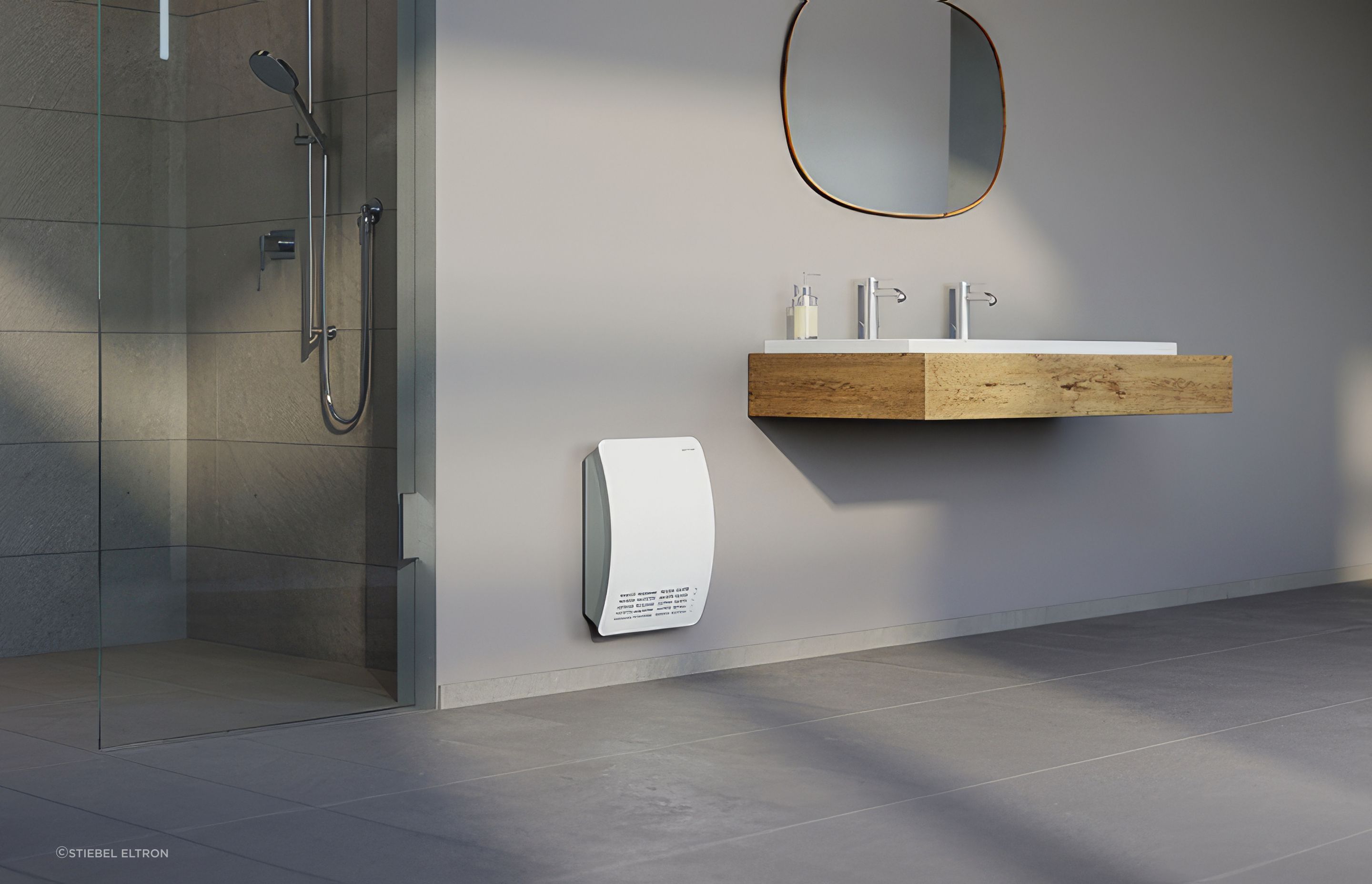 The high-spec CK Plus fan heater offers fast, efficient and quiet heating for the bathroom.
