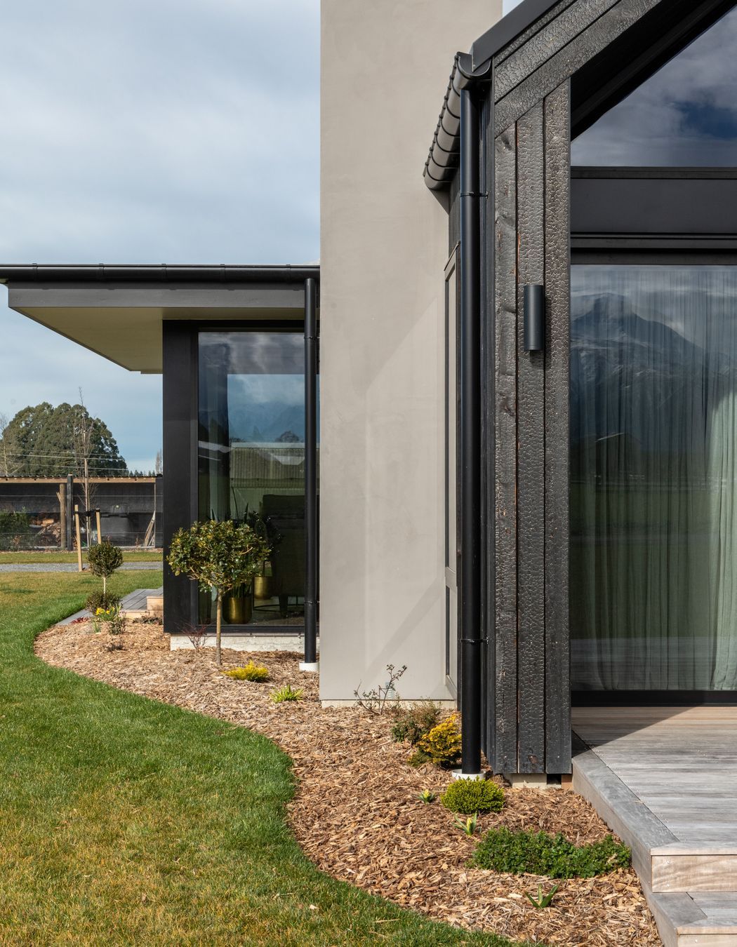 The charring process not only provides a distinctive look, but offers durability as well.