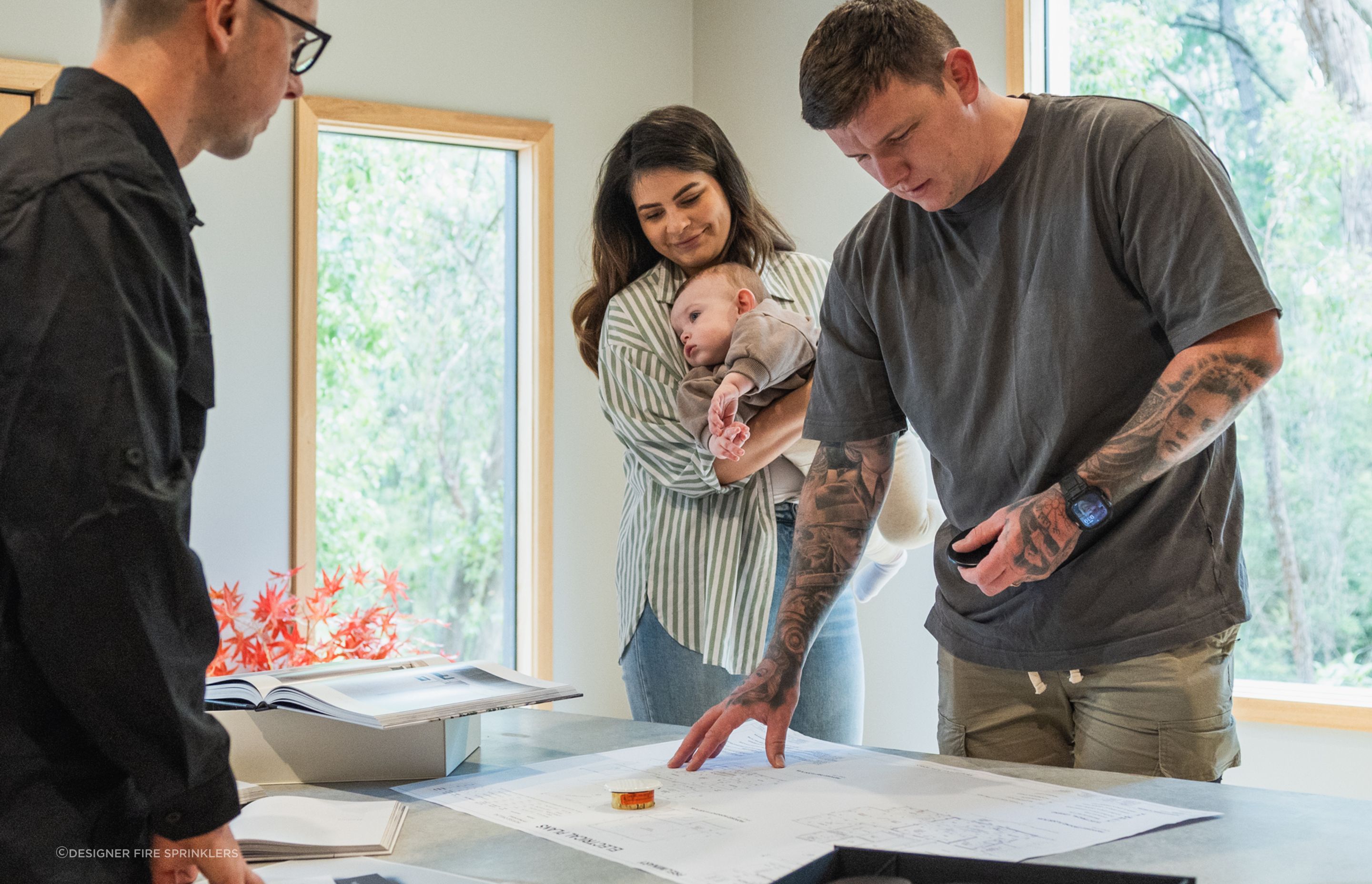 Paired with smoke detectors, sprinklers add a layer of active fire suppression, controlling a fire quickly to give families with small children, people with disabilities, or pets additional time to evacuate.