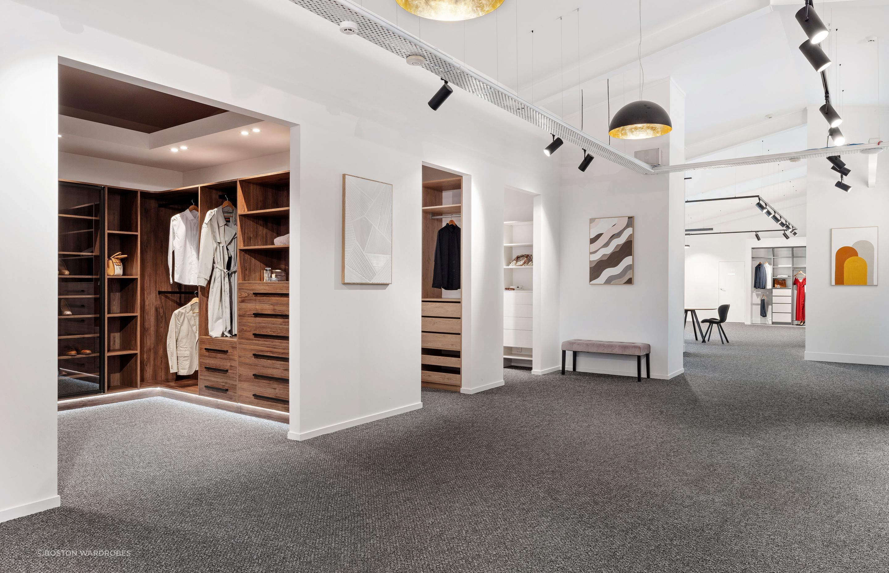 Boston Wardrobes’ showroom in Auckland allows you to visualise your new storage solution.
