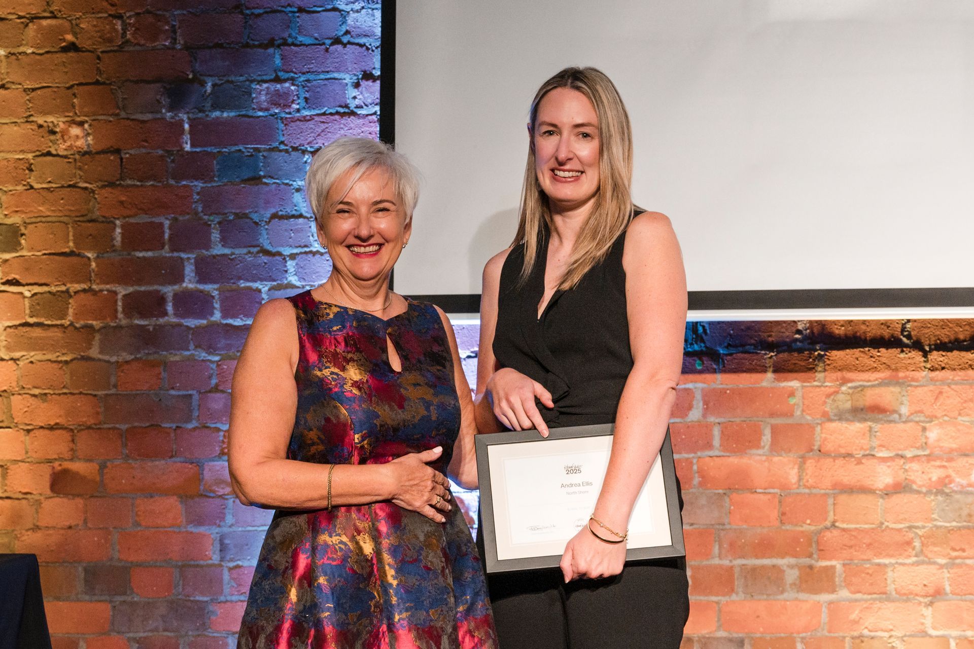 Andrea Ellis receiving Kitchen of the Year 2024.