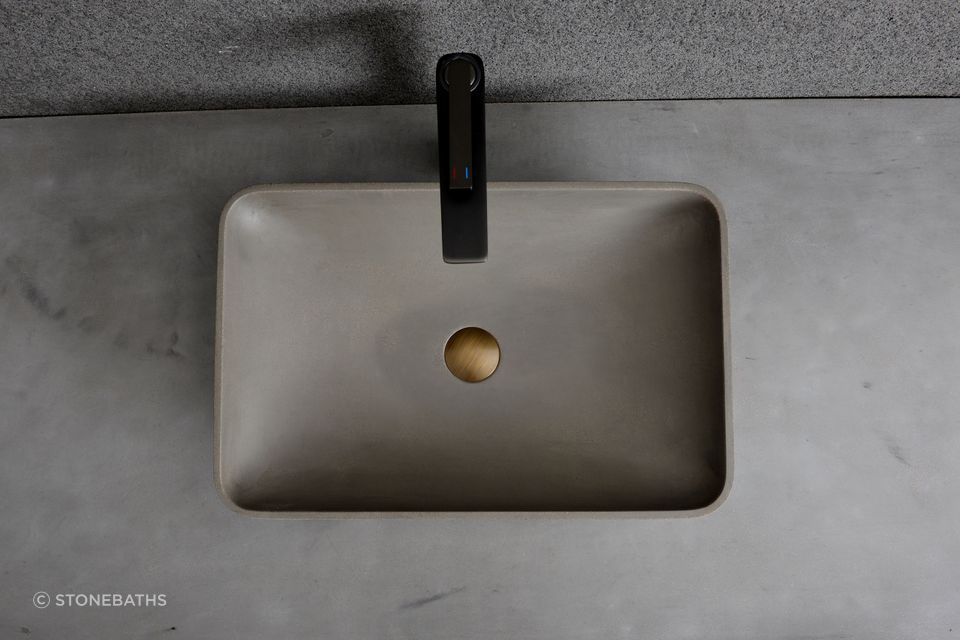 Toka Concrete Rectangle Basin CON-005
by Stonebaths