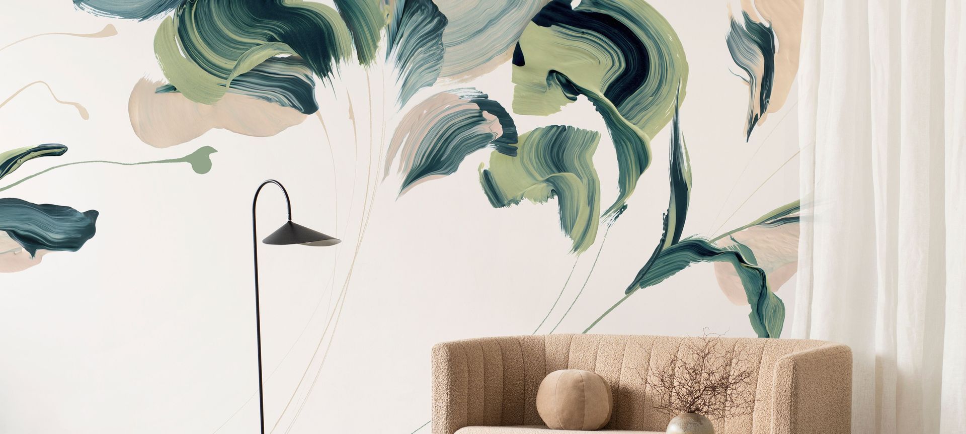 'Daybreak' wallpaper in Verde.