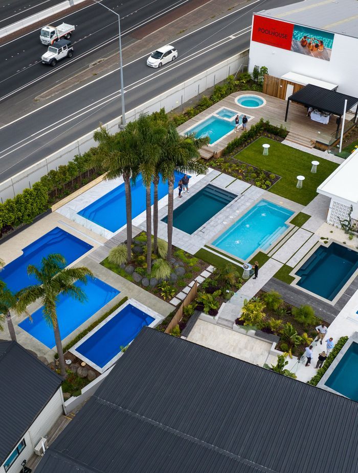 The PoolHouse's Display Centre, pictured from above