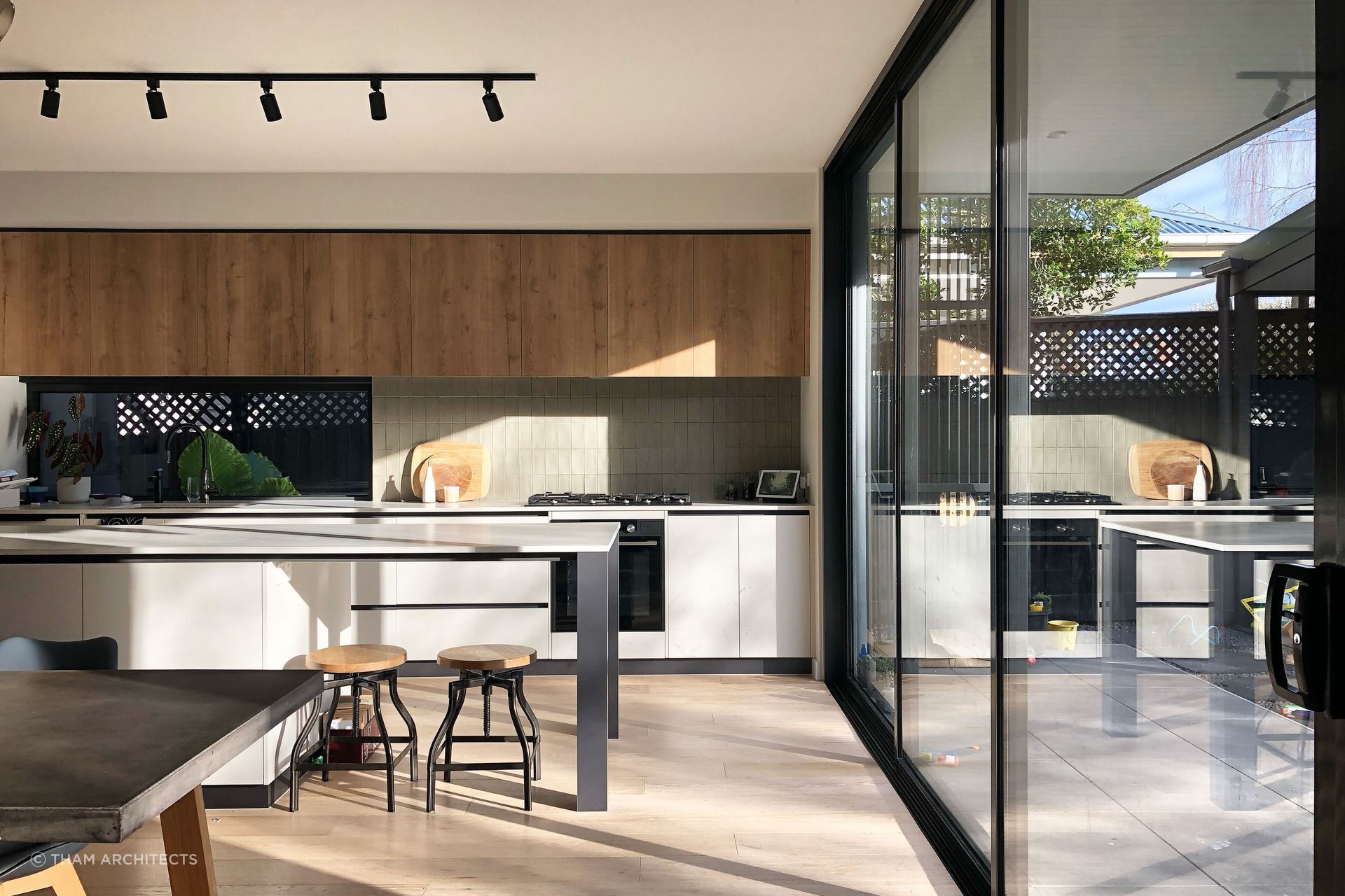 Completed in 2022, the transformation of this Edwardian period home into a contemporary masterpiece is a testament to Tham Architects' design philosophy.