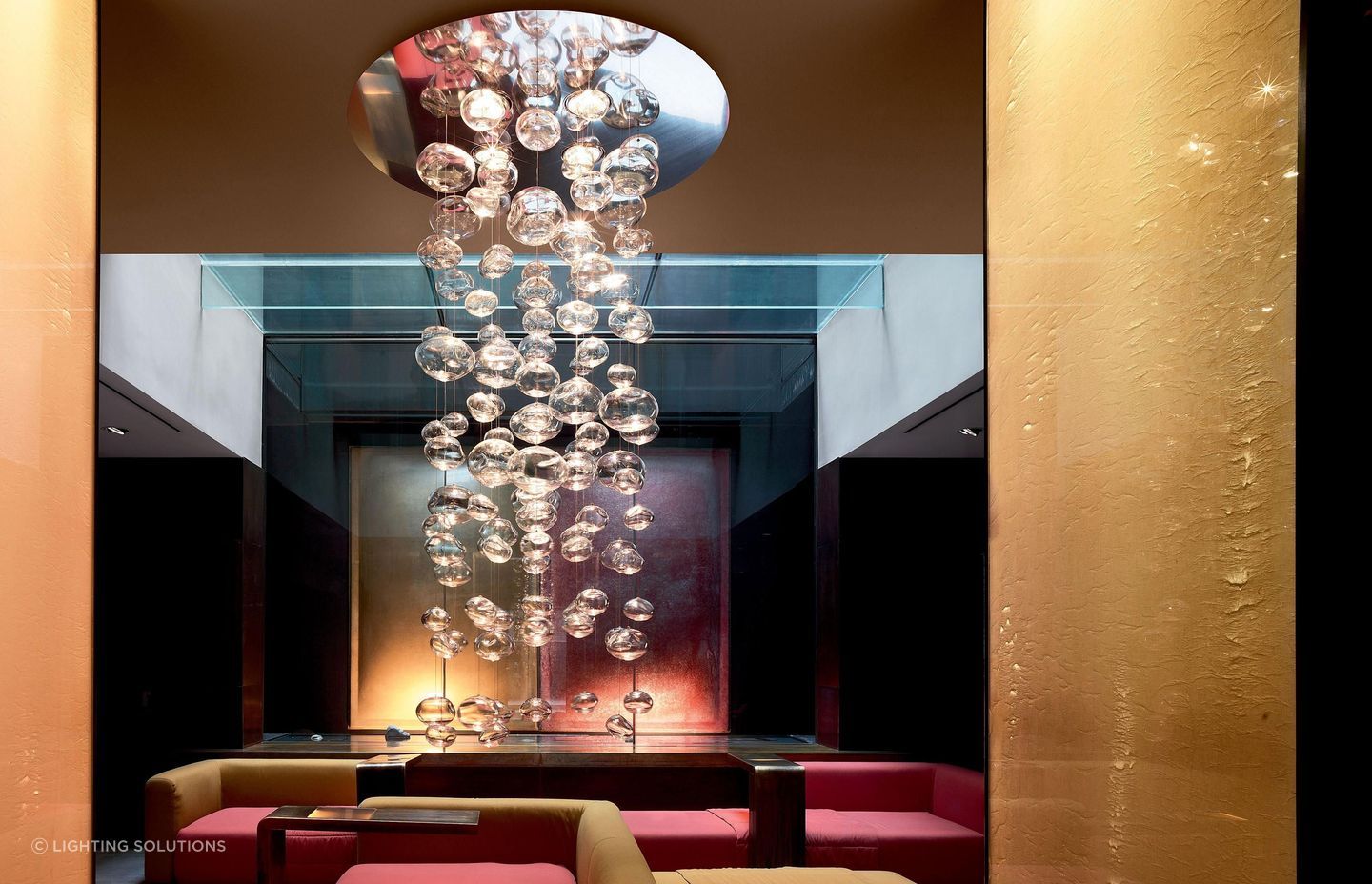 Pendant lights come in all shapes and sizes, beautifully seen here with the Ether Pendant Lamp by Leucos