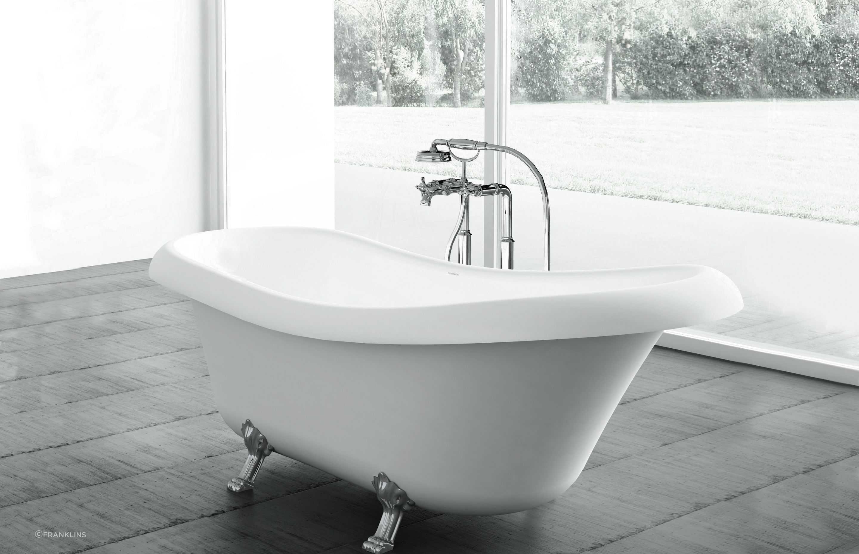 A timeless classic with the Marmorin Fama Freestanding Bath
