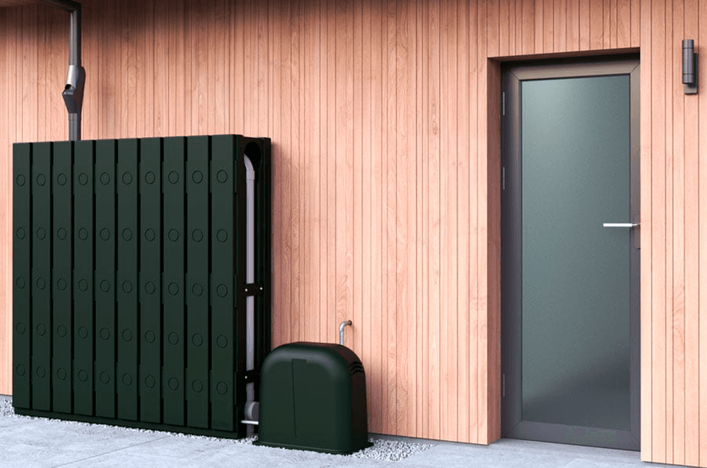Options like FenceTank™, allow you to have an almost invisible, slimline water resue system that seamlessly blends into a modern home's surroundings.