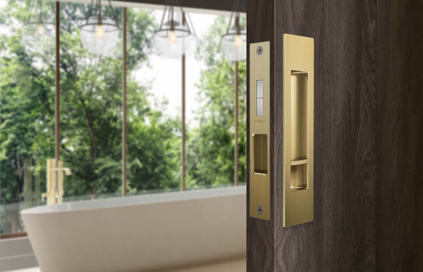 Flush pull privacy set by Mardeco