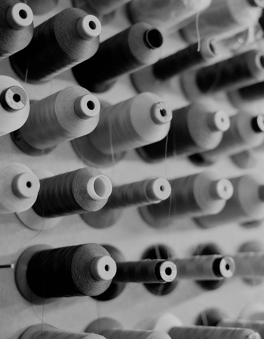 From design to thread selection, cutting, upholstery and everything that goes into crafting a custom piece of furniture, everything happens under the one roof. Photography by Brook James