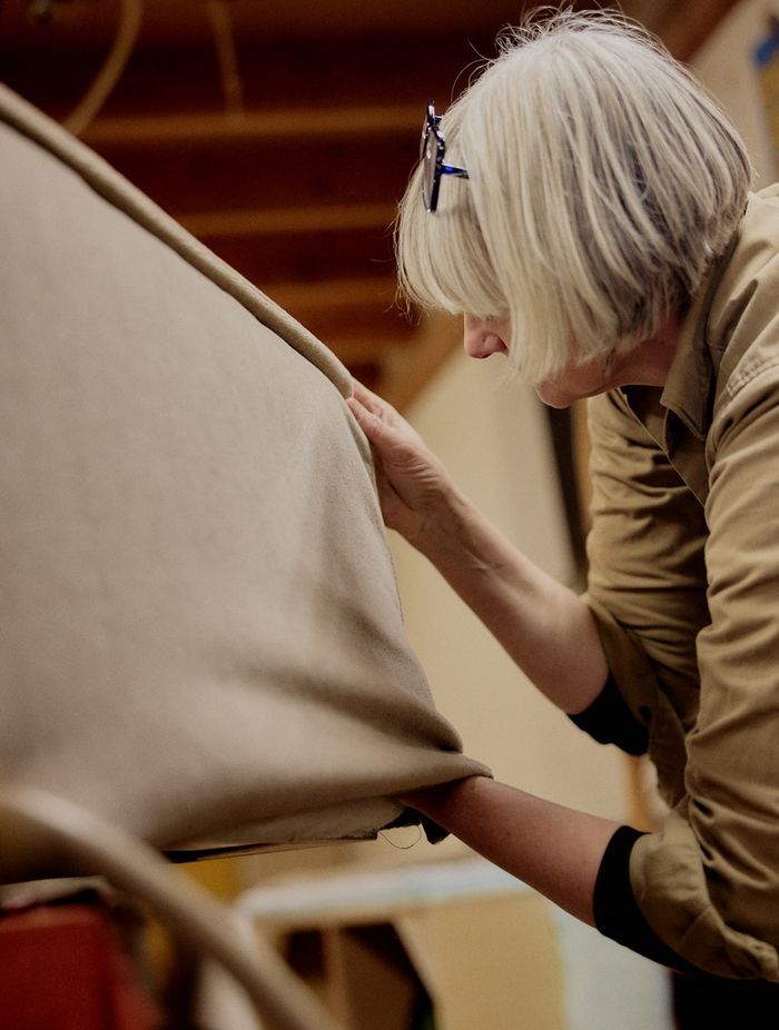 Kirk is one of the talented craftspeople in the small team checking over the smallest details of every Harbro creation. 

Photography by Brook James