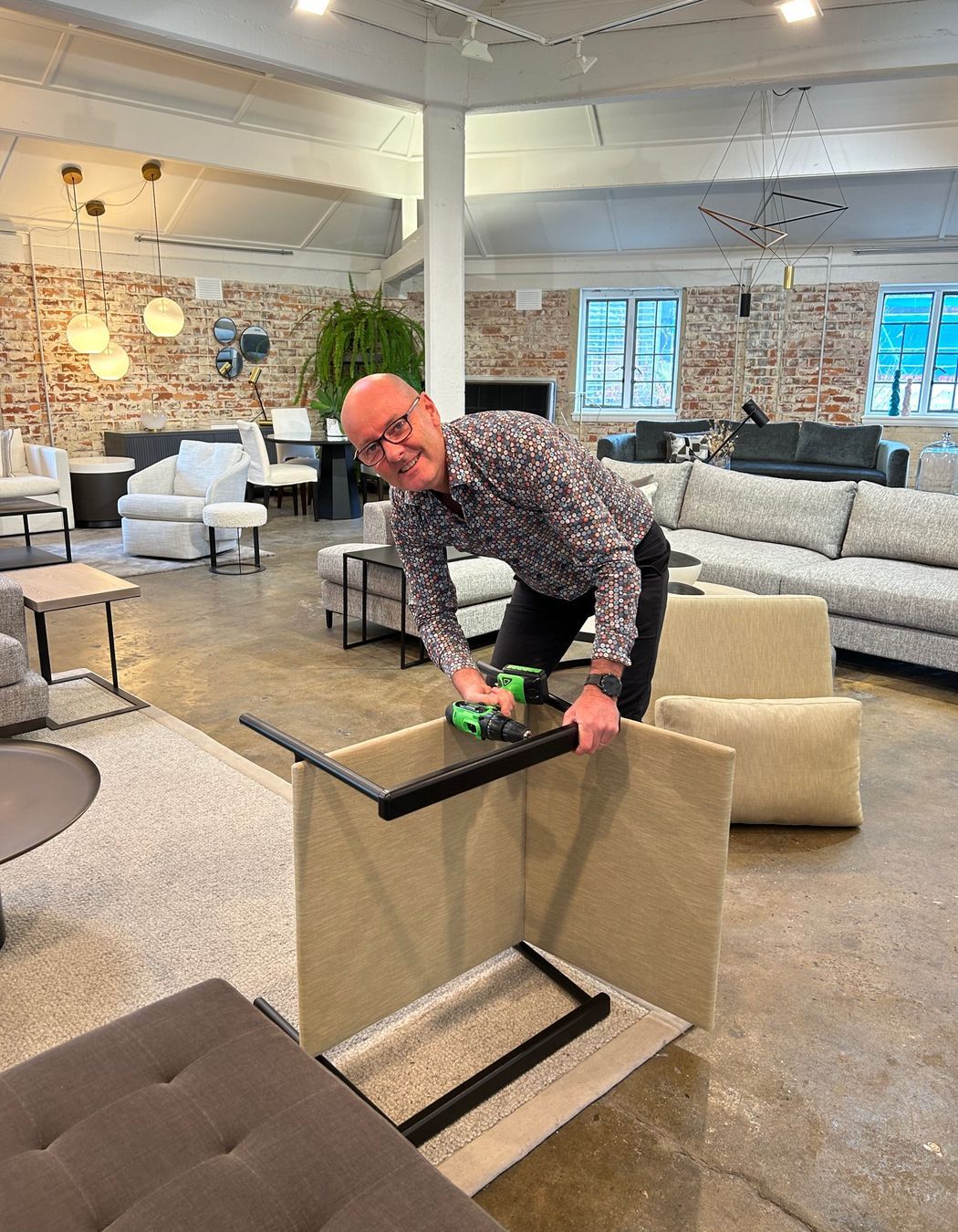 Rod and his team are always on the showroom floor, ready to help with the design process.