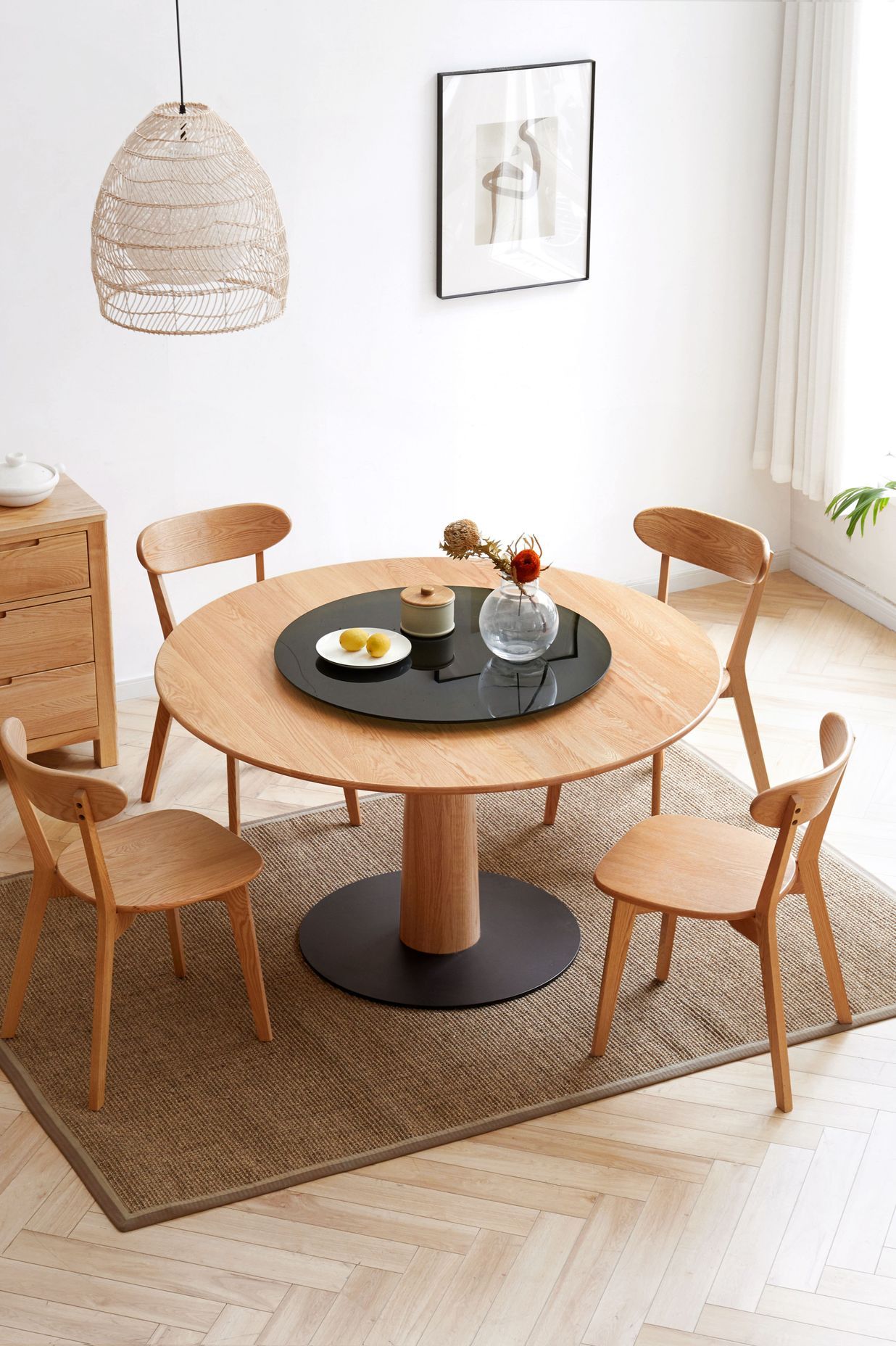 Horsens Design Solid Oak Round Dining Table