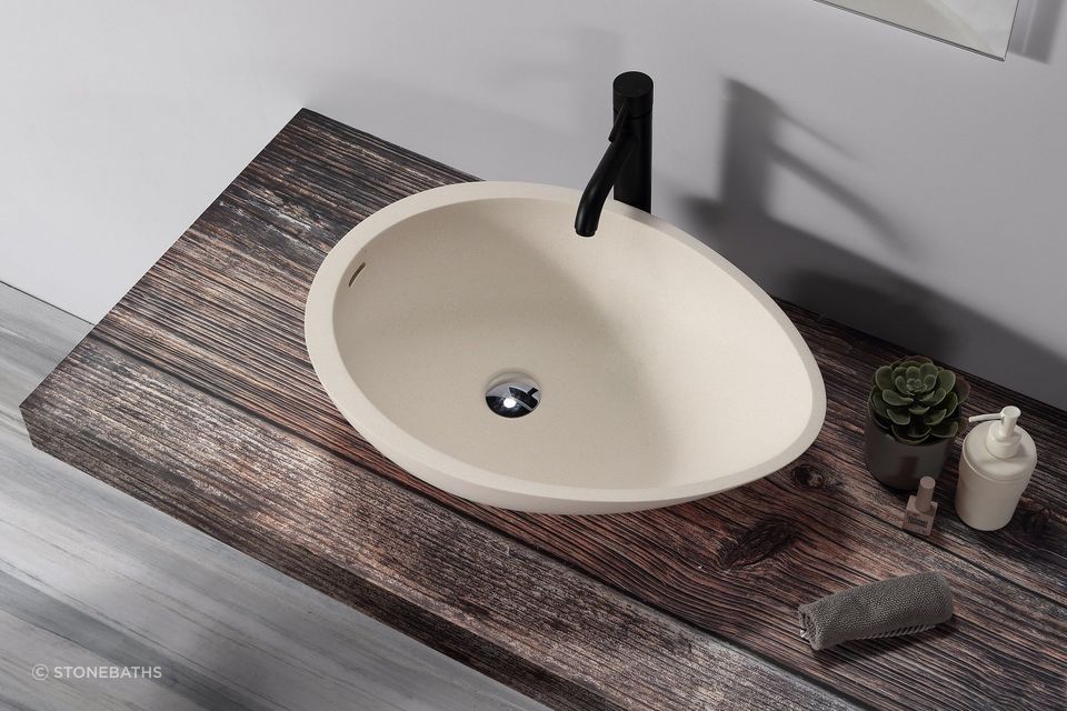 B1310-1 Organic Basin by Stonebaths