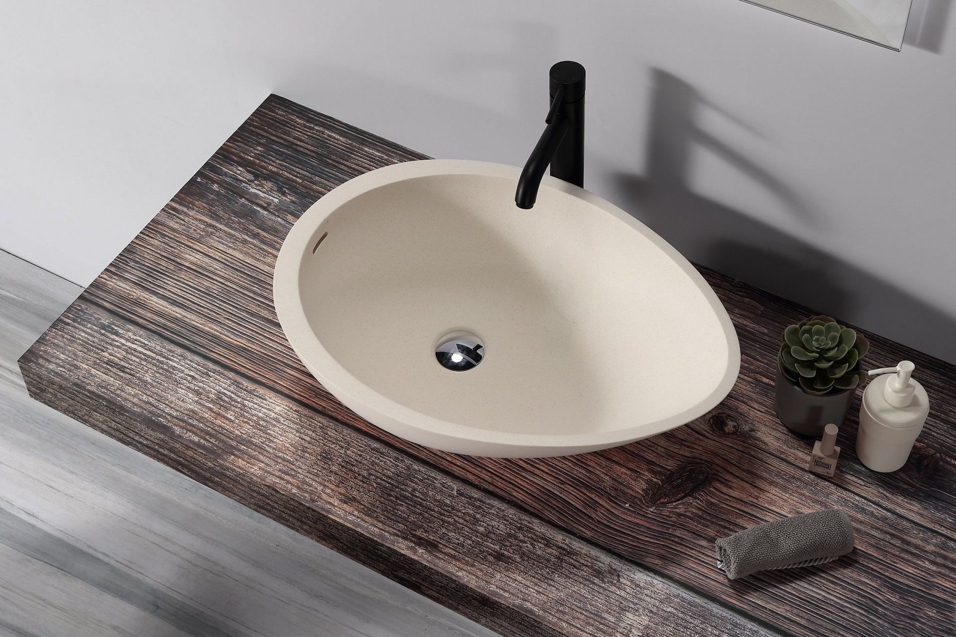 B1310-1 Organic Basin by Stonebaths