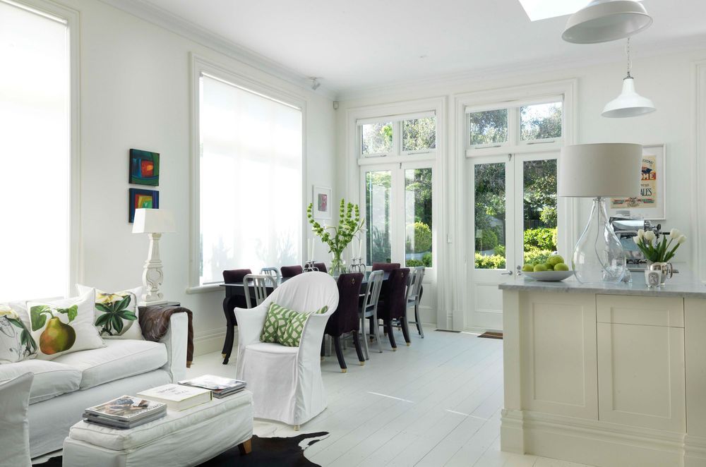 Bridget Foley suggests adding pops of colour with accessories such as cushions.