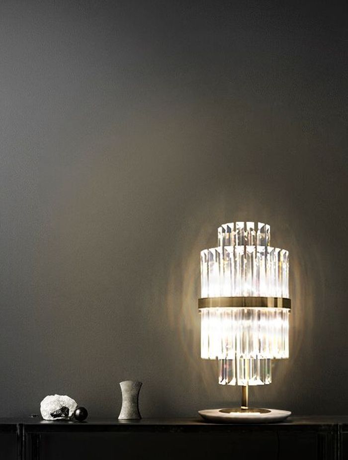 You won't find a more dazzling and luxurious table lamp than the Liberty Table Lamp.