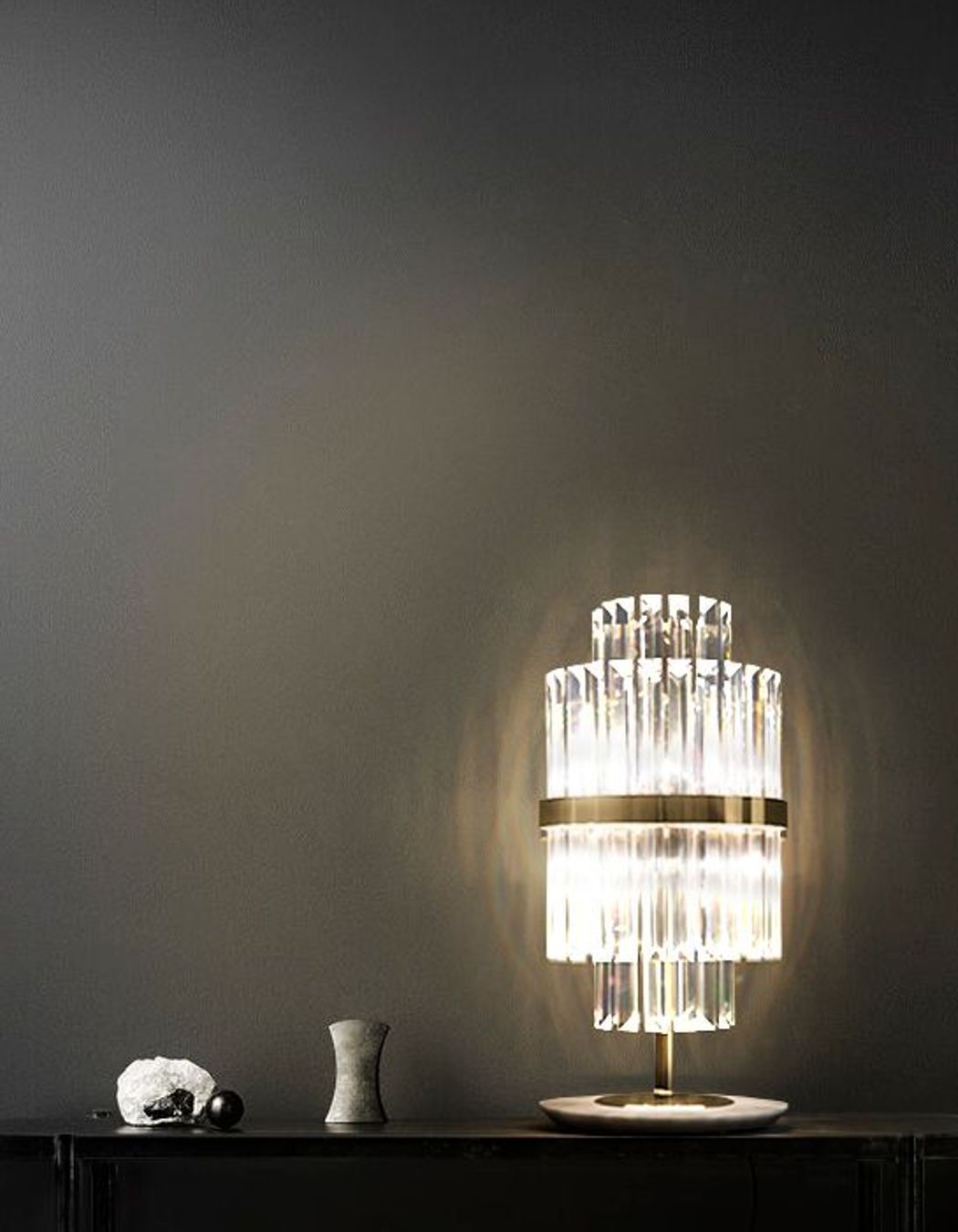 You won't find a more dazzling and luxurious table lamp than the Liberty Table Lamp.