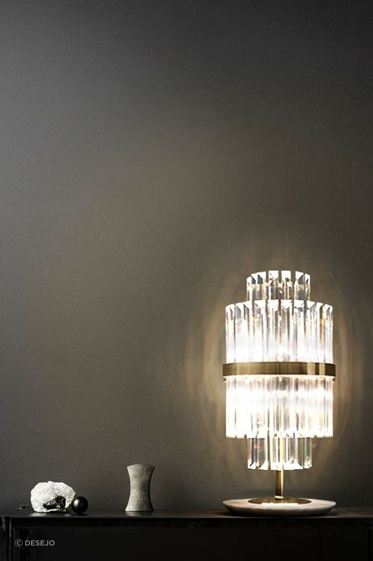 You won't find a more dazzling and luxurious table lamp than the Liberty Table Lamp.