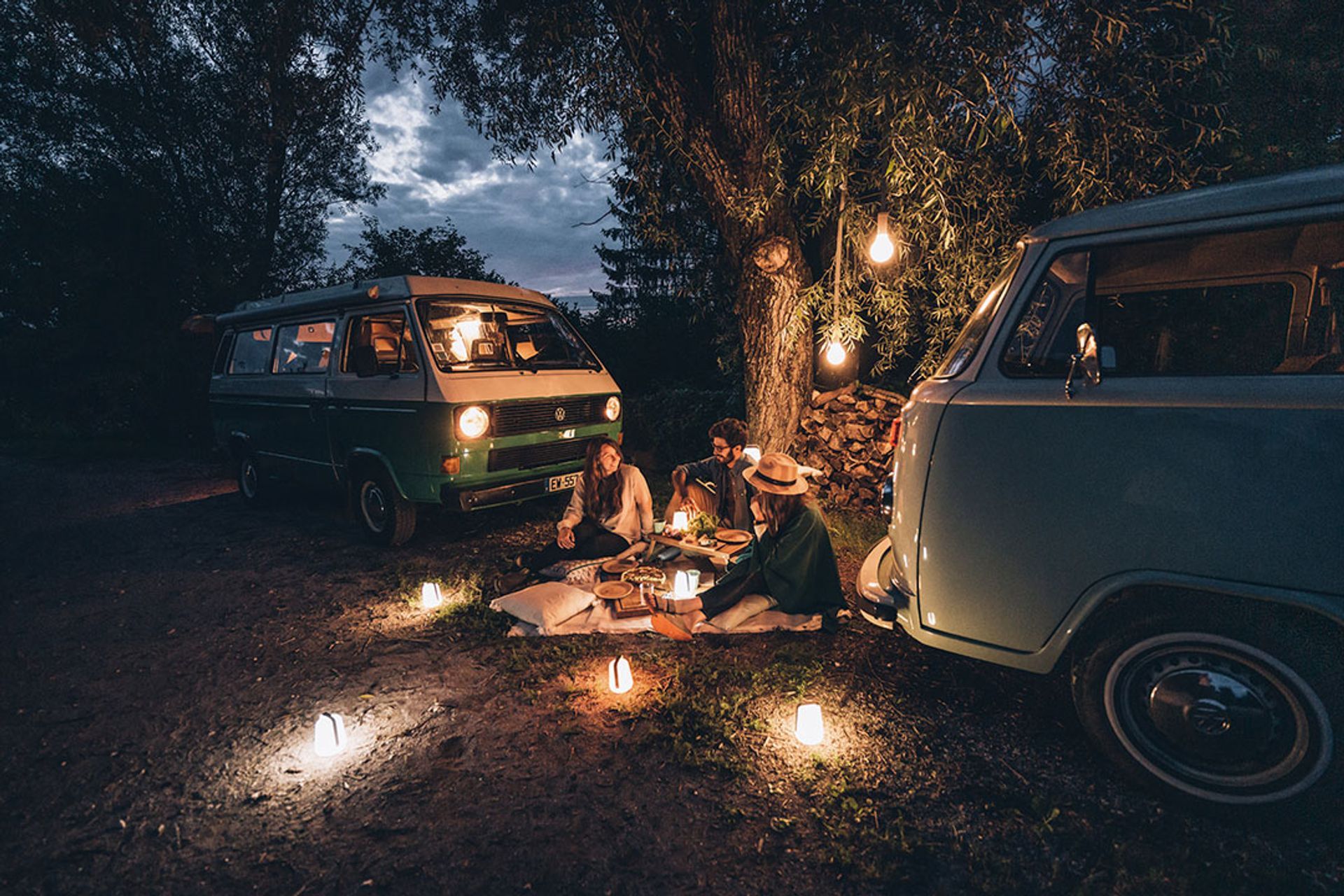 Balad set of 3 lamps and table lamps by Fermob