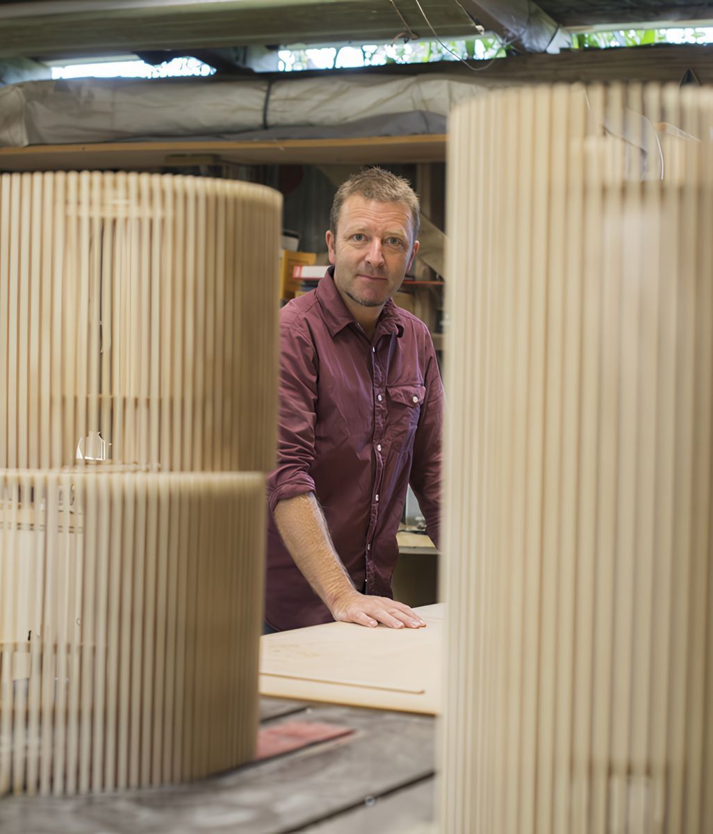 Mat Macmillan gave himself permission to create and designed a sculptural light pendant in the process