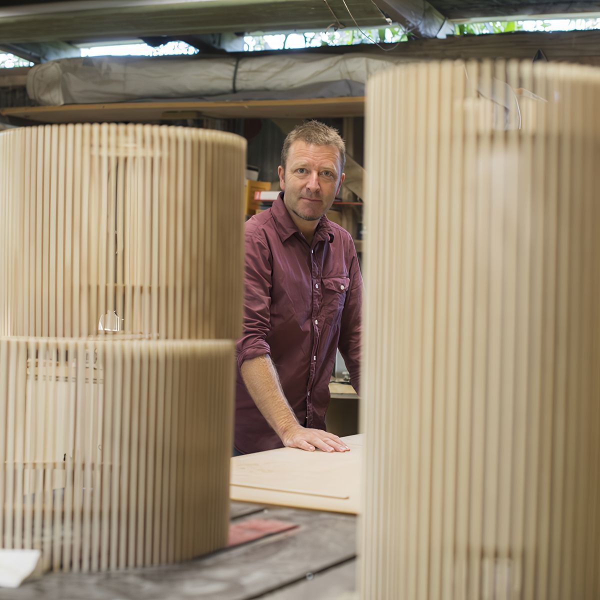 Mat Macmillan gave himself permission to create and designed a sculptural light pendant in the process