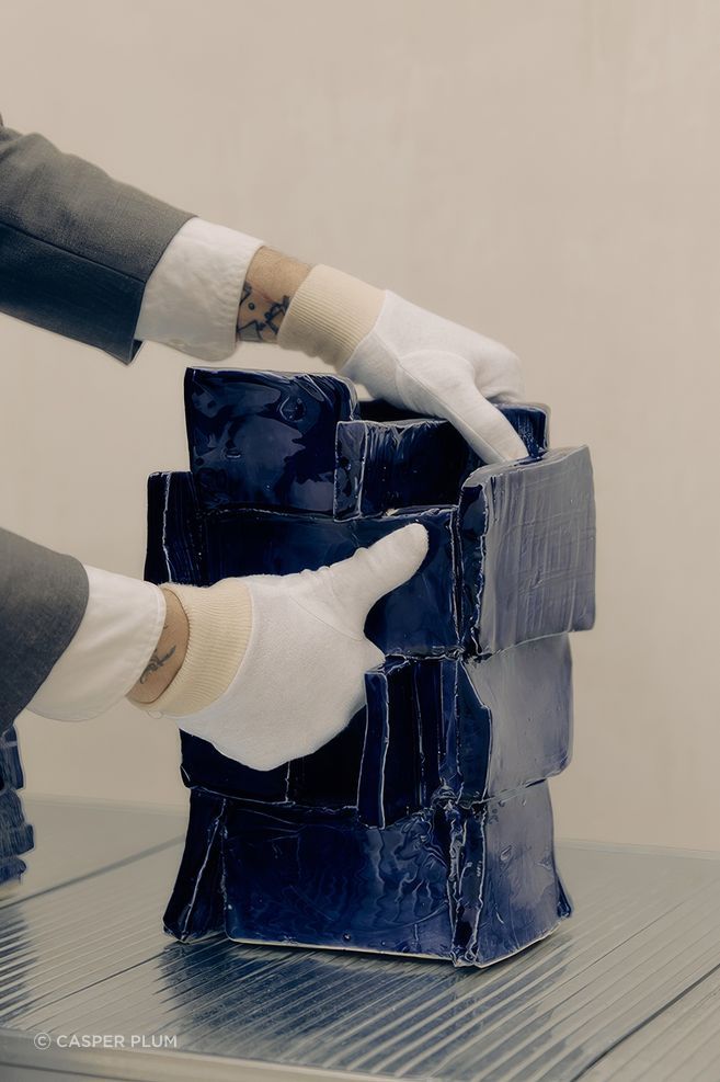 For Davidov, ceramics offers a more immediate way to test architectural ideas. One shaped by touch, adjustment, proportion and the physical behaviour of material.